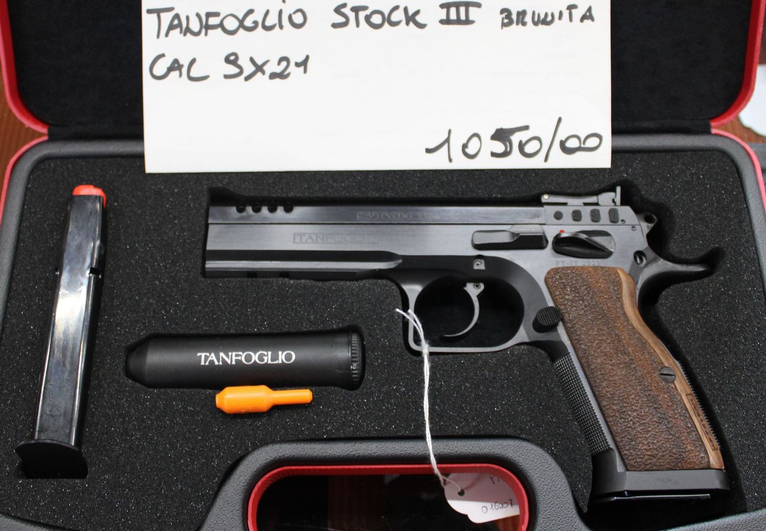 TANFOGLIO STOCK III BRUNITA  CAL 9X21 a 1050,00€