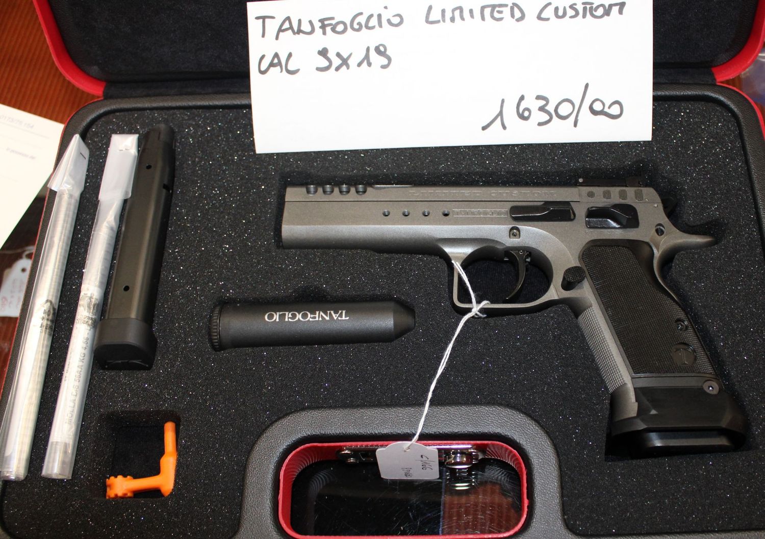 TANFOGLIO LIMITED COSTUM CAL. 9X21 a 1630,00€