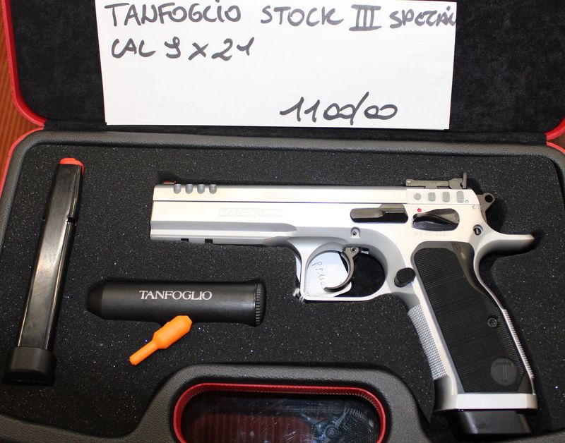 TANFOGLIO STOCK III SPECIAL CAL 9X21 a 1100,00€