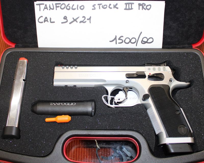 TANFOGLIO STOCK III PRO CALIBRO 9X21 a 1500,00€