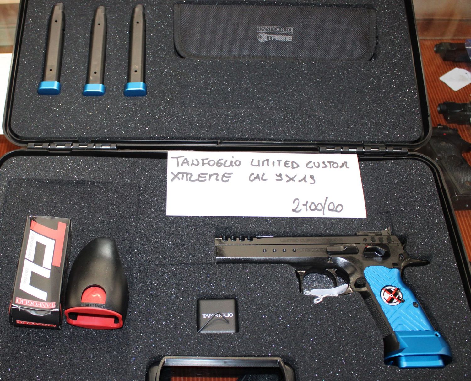 TANFOGLIO LIMITED COSTUM XTREME CAL. 9X19 a  2100,00€