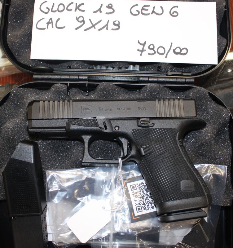 GLOCK 19 GEN 6  MOS CAL 9X19 a 790,00€