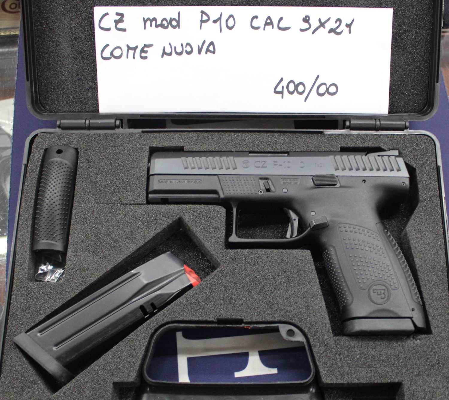 CZ MOD. P10 CAL. 9X21 a 400,00€