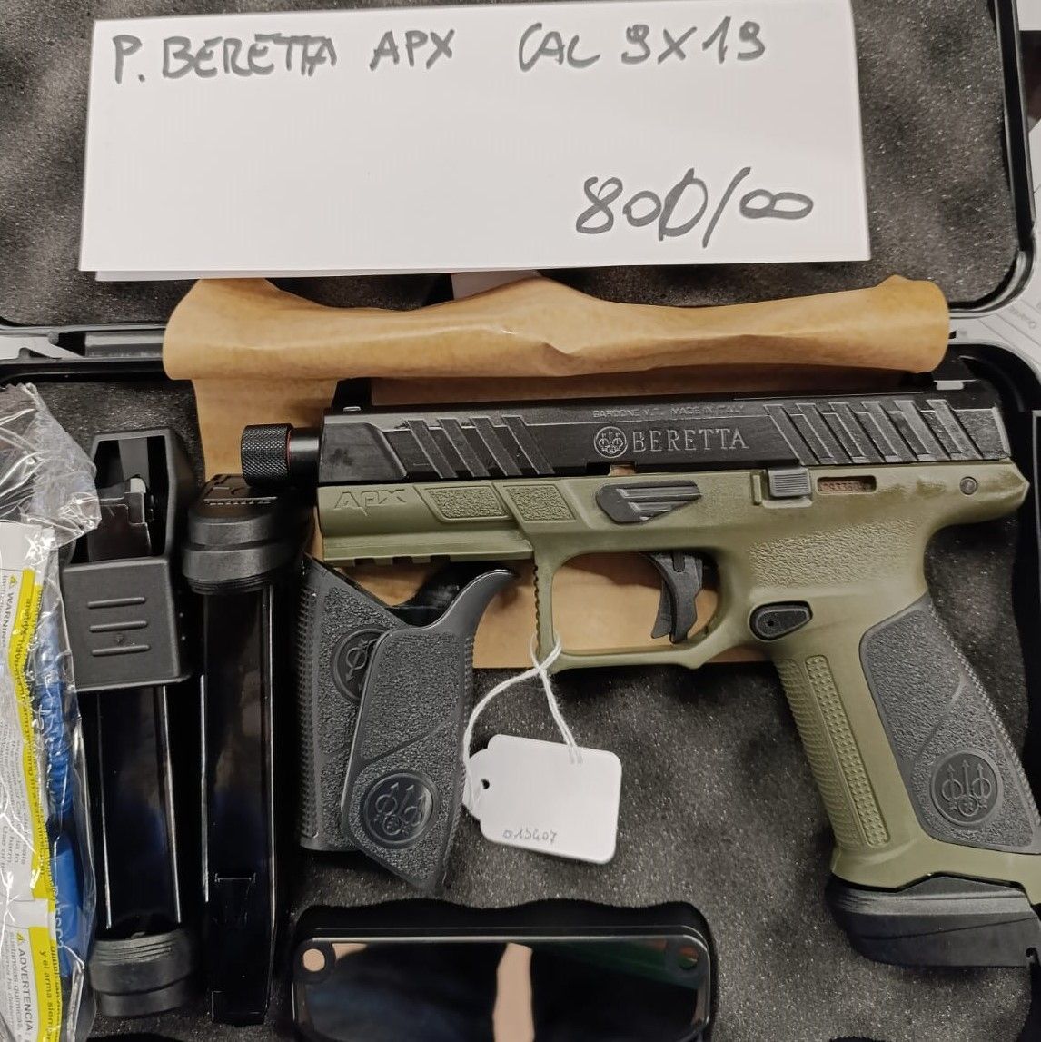 P.BERETTA MOD. APX A1 Tactical CALIBRO 9X19  a 800,00