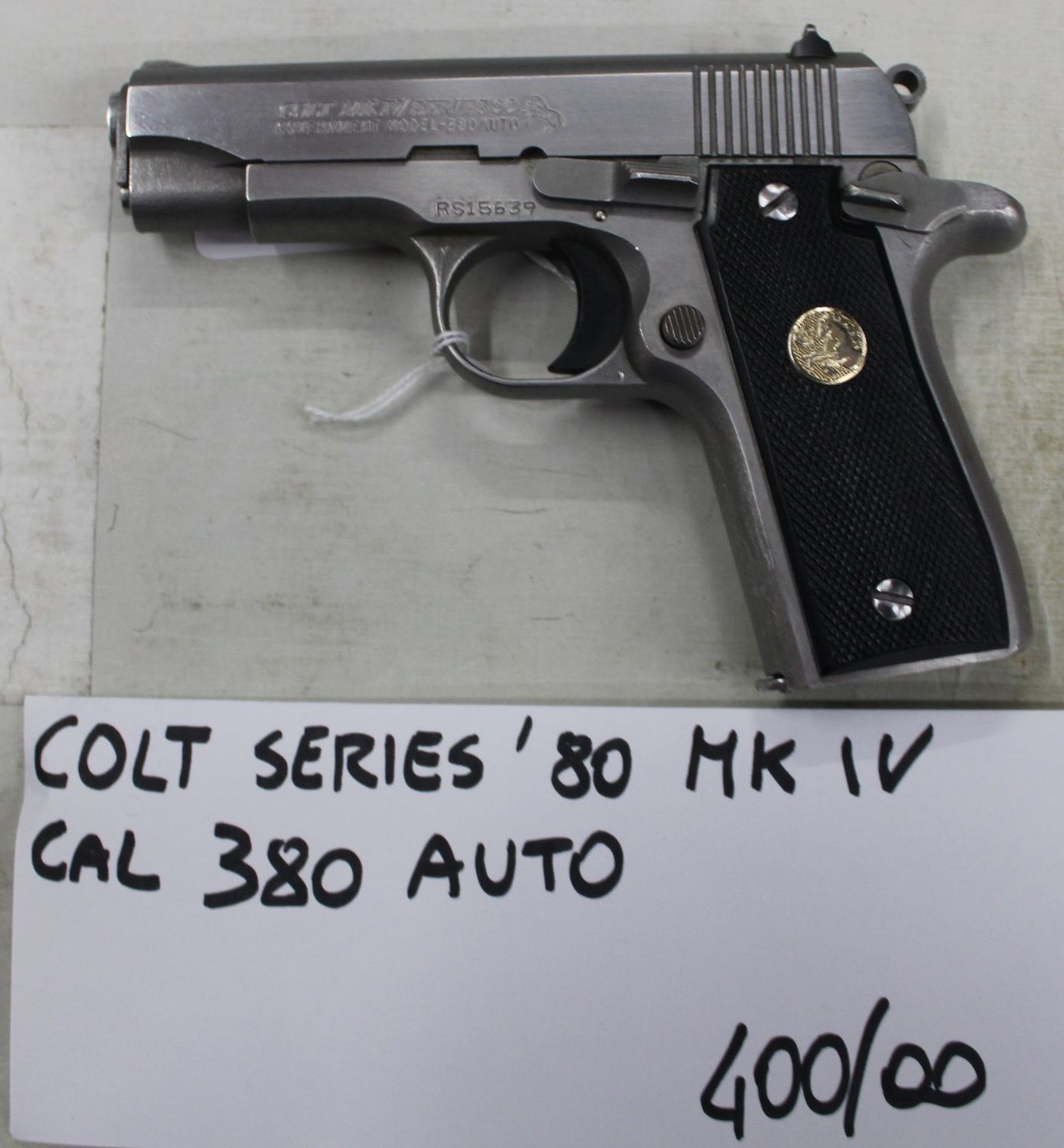 COLT SERIES'80 MK IV CAL. 380 AUTO a 400,00e
