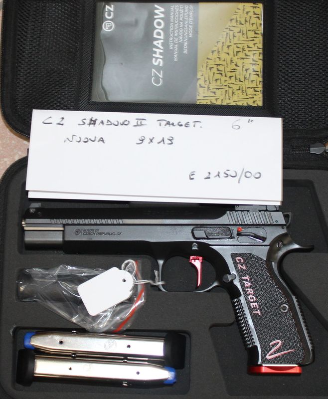 CZ SHADOW II TARGET CAL 9X19 CANNA 6" a 2150,00€