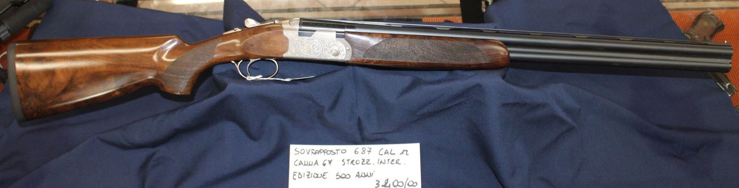 SOVRAPPOSTO BERETTA 687 CAL. 12 EDIZIONE DEI 500 ANNI a 3400,00€