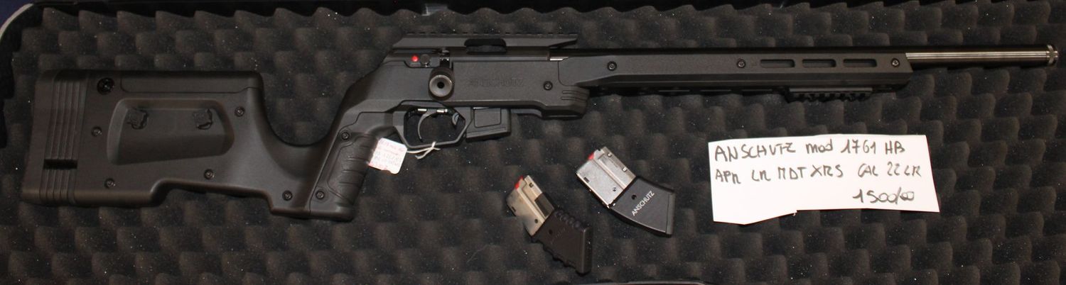 ANSCHUTZ MOD 1761 HP APR LR MDT XRS CAL. 22 L.R a 1500,00€