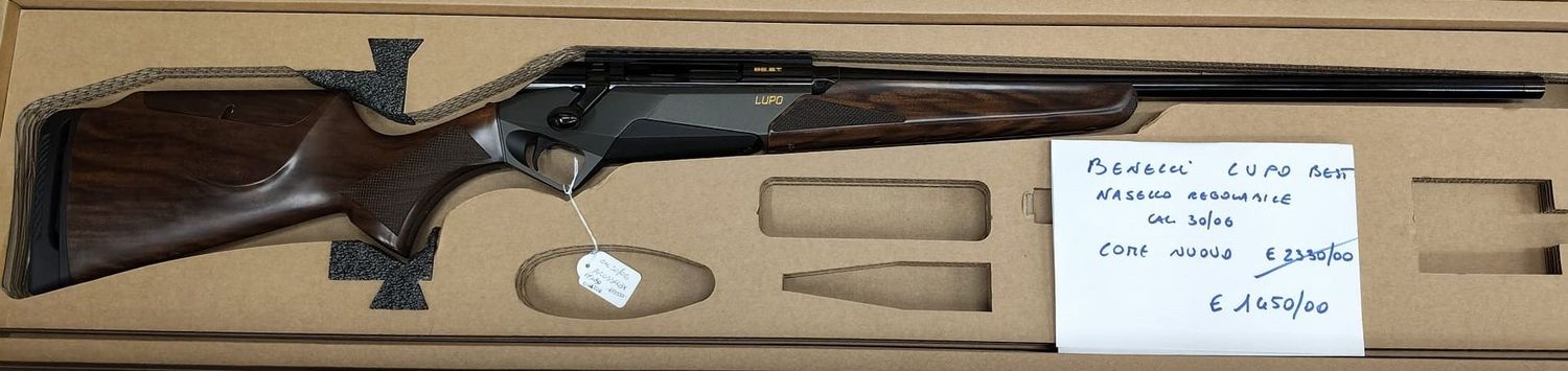 BENELLI LUPO BEST CAL. 30-06 NAS. REG. a 1450,00€
