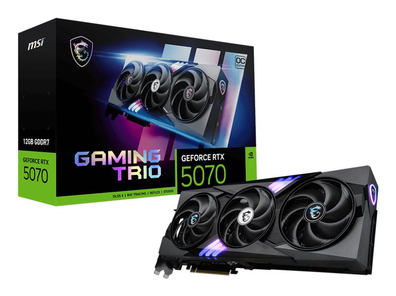 MSI GeForce® RTX 5070 12GB GAMING TRIO OC