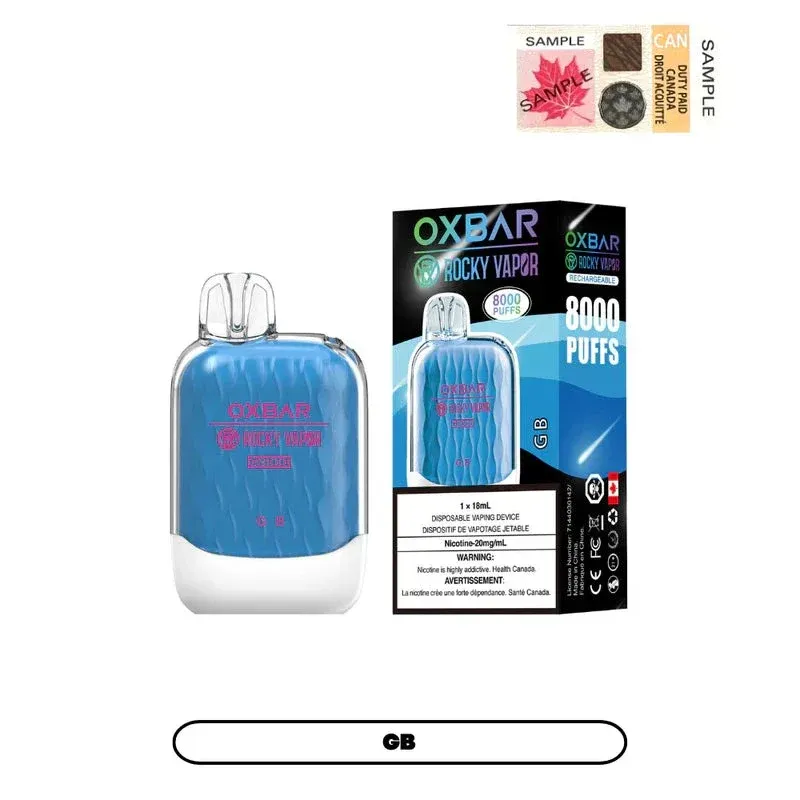 OXBAR G8000 GB DISPOSABLE VAPE (8000 PUFFs)