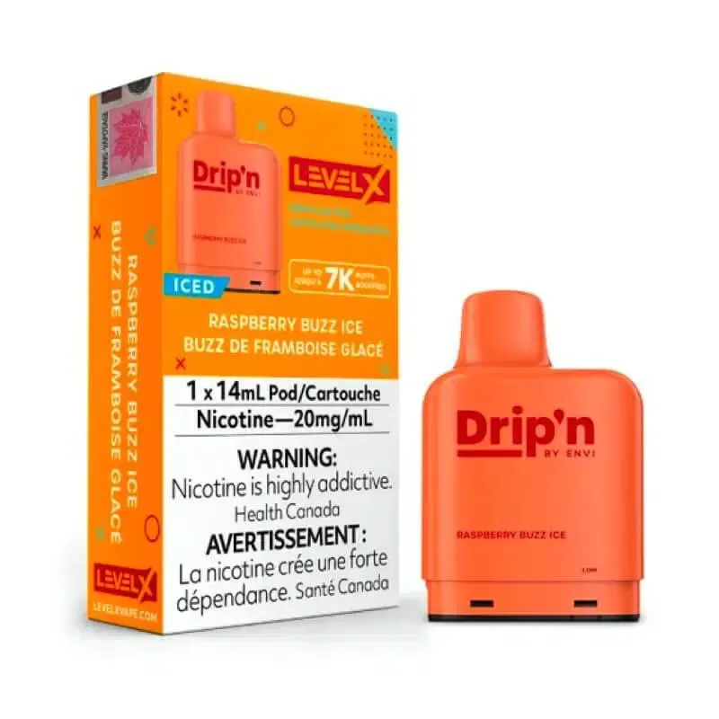 DRIP N LEVEL X RASPBERRY BUZZ ICE