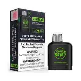 FLAVOUR BEAST LEVEL X GUSTO GREEN APPLE