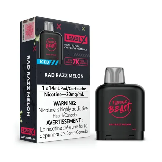 FLAVOUR BEAST LEVEL X RAD RAZZ MELON