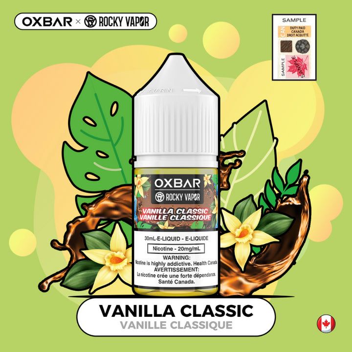 Rocky Vapor Oxbar E-Liquids - Vanilla Classic