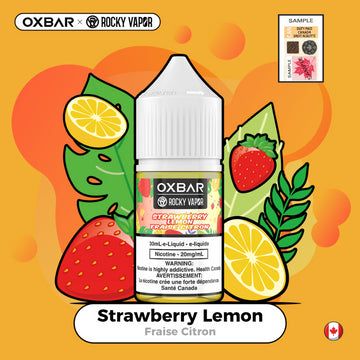 Rocky Vapor Oxbar E-Liquids - Strawberry Lemon