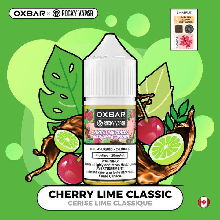 Rocky Vapor Oxbar E-Liquids - Cherry Lime Classic