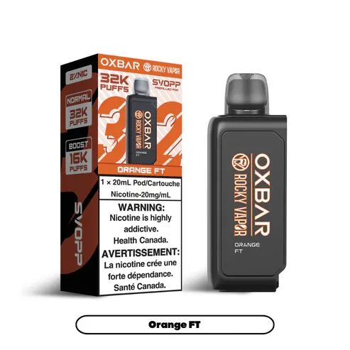 Svopp Rocky Vapor Oxbar [Prefilled Pods] 32K - Orange FT