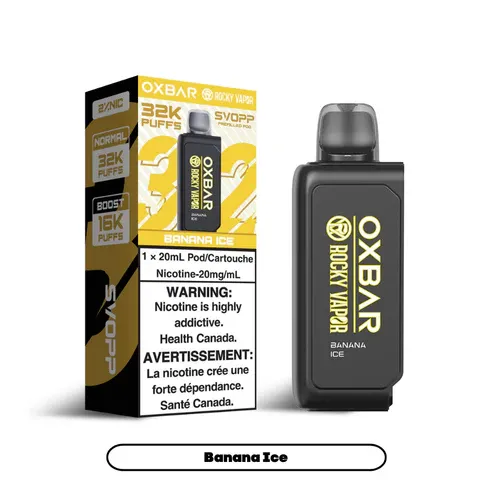 Svopp Rocky Vapor Oxbar [Prefilled Pods] 32K - Banana Ice
