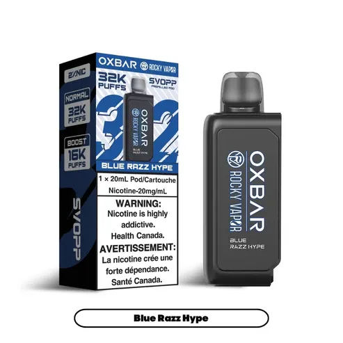 Svopp Rocky Vapor Oxbar [Prefilled Pods] 32K - Blue Razz Hype