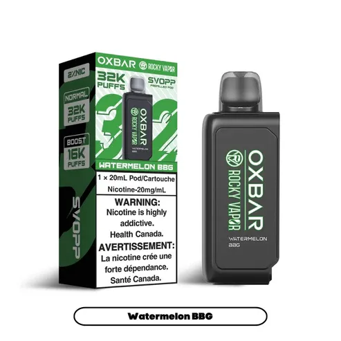 Svopp Rocky Vapor Oxbar [Prefilled Pods] 32K - Watermelon BBG