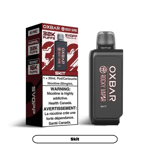 Svopp Rocky Vapor Oxbar [Prefilled Pods] 32K - Skit