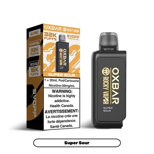 Svopp Rocky Vapor Oxbar [Prefilled Pods] 32K - Super Sour