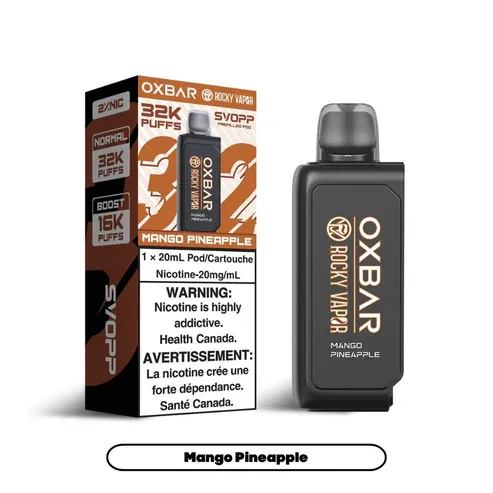 Svopp Rocky Vapor Oxbar [Prefilled Pods] 32K - Mango Pineapple