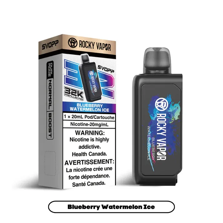 Rocky Vapor Svopp [Prefilled Pods] 32K - Blueberry Watermelon Ice