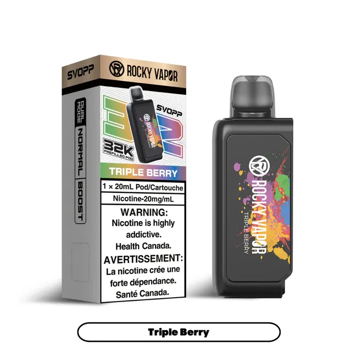 Rocky Vapor Svopp [Prefilled Pods] 32K - Triple Berry