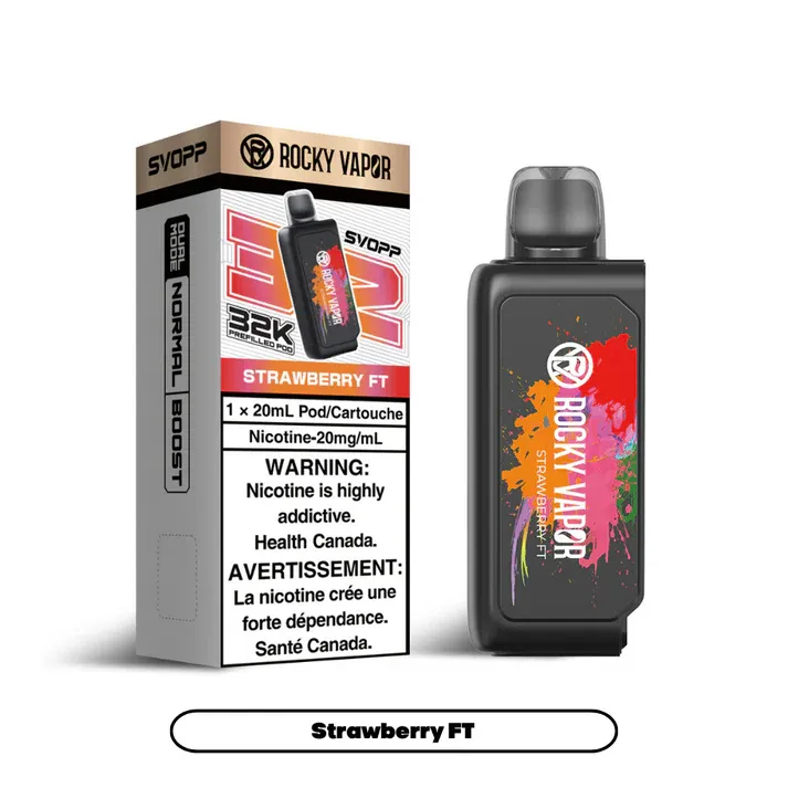 Rocky Vapor Svopp [Prefilled Pods] 32K - Strawberry FT