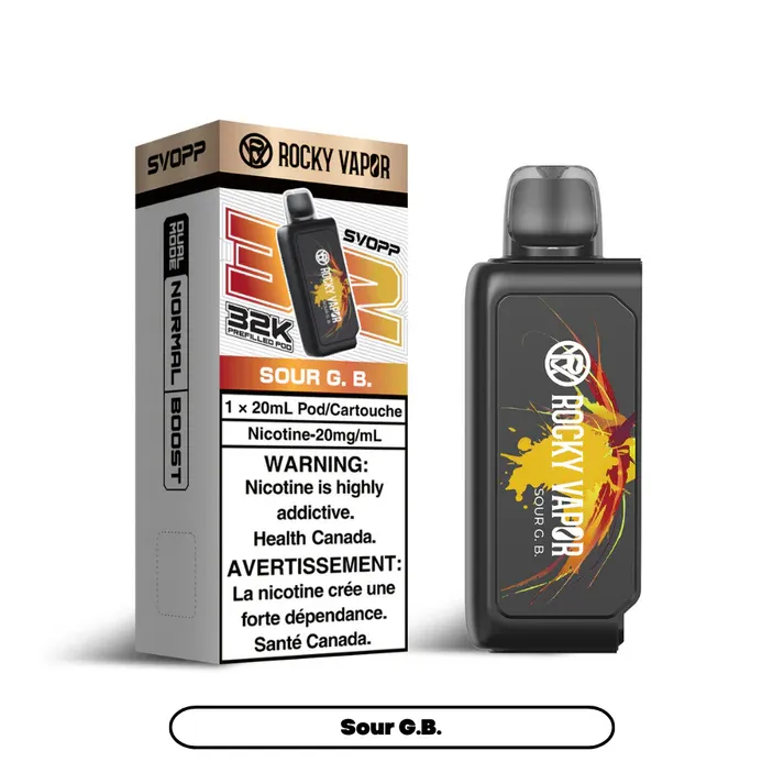 Rocky Vapor Svopp [Prefilled Pods] 32K - Sour G.B.