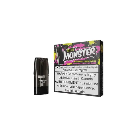 STLTH Monster – Raspberry Lemon Lime Ice (2 pack)