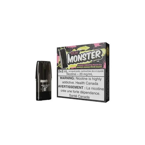 STLTH Monster – Mango Pineapple Peach Ice (2 pack)