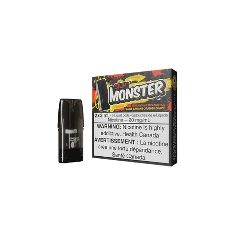 STLTH Monster – Strawnana Orange Ice (2 pack)