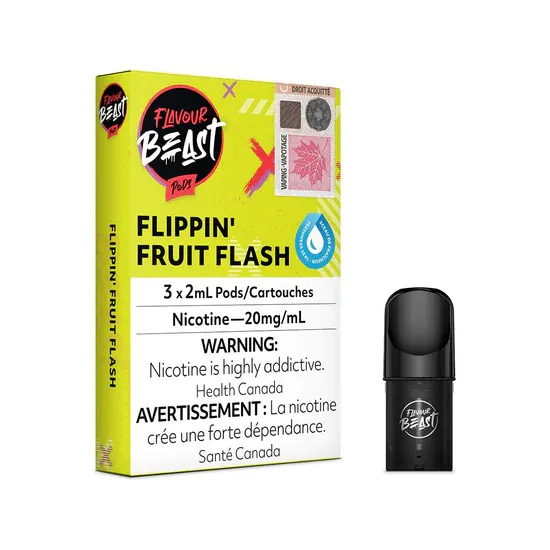 STLTH Compatible Flavour Beast Flippin&#39; Fruit Flash Vape Pods
