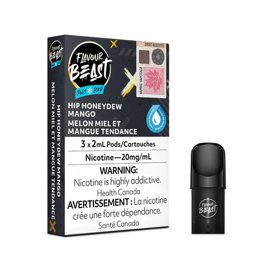 STLTH Compatible Flavour Beast Hip Honeydew Mango Iced Vape Pods