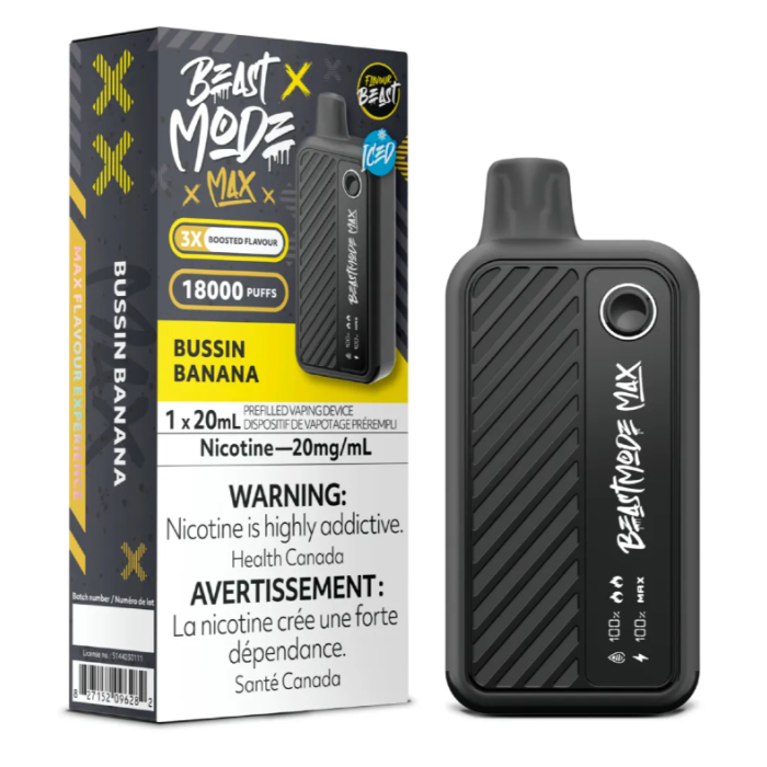 Flavour Beast Mode Max 18K - Bussin Banana Ice