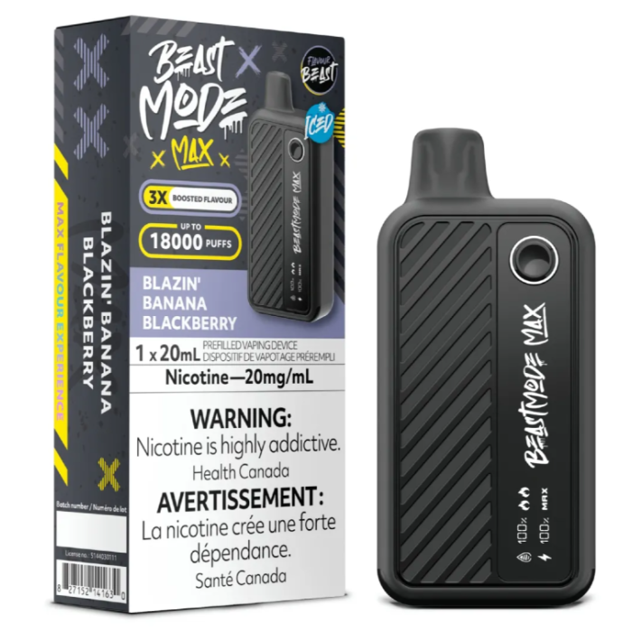 Flavour Beast Mode Max 18K - Blazin&#39; Banana Blackberry