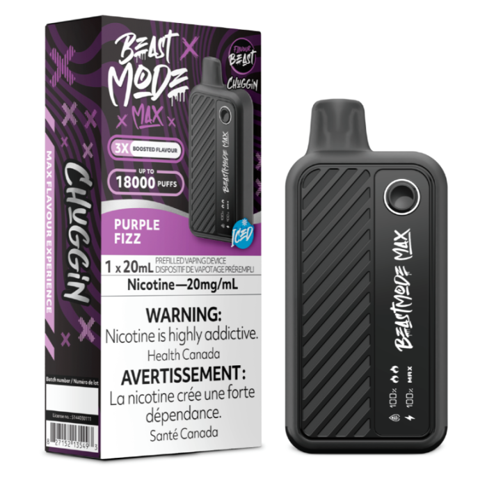 Flavour Beast Mode Max 18K - Chuggin&#39; Purple Fizz