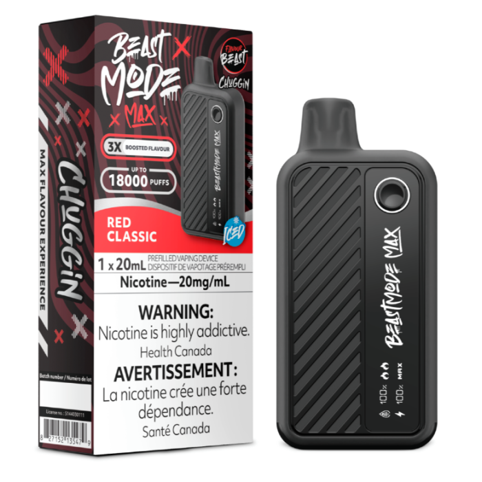 Flavour Beast Mode Max 18K - Chuggin&#39; Red Classic