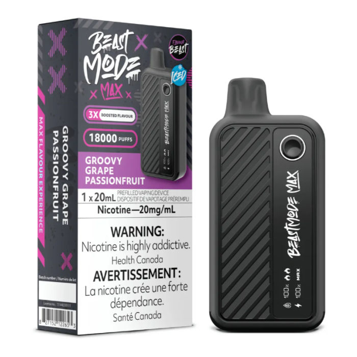 Flavour Beast Mode Max 18K - Groovy Grape Passionfruit