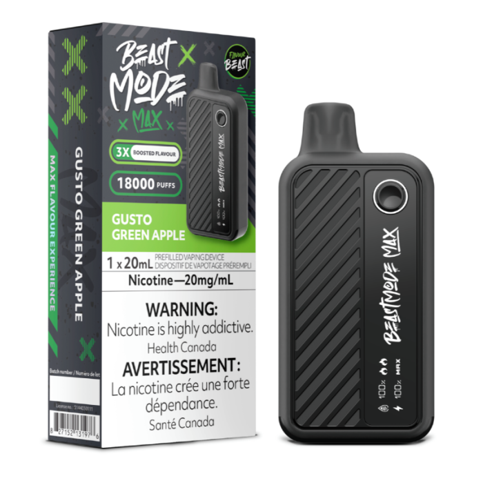 Flavour Beast Mode Max 18K - Gusto Green Apple