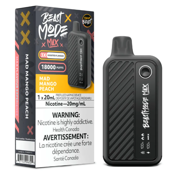 Flavour Beast Mode Max 18K - Mad Mango Peach