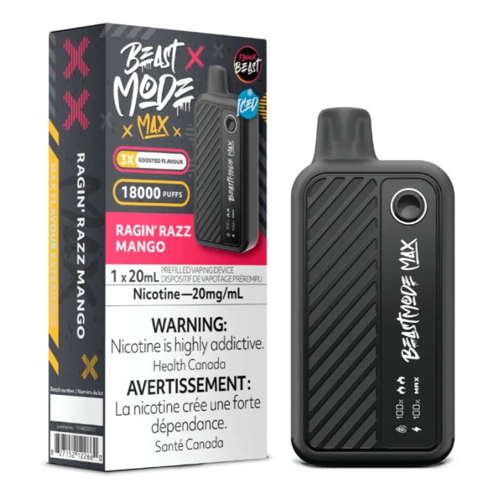 Flavour Beast Mode Max 18K - Ragin&#39; Razz Mango