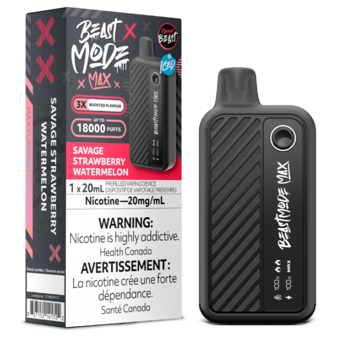 Flavour Beast Mode Max 18K - Savage Strawberry Watermelon