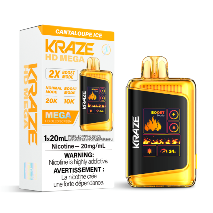 Kraze HD Mega - Cantaloupe Ice