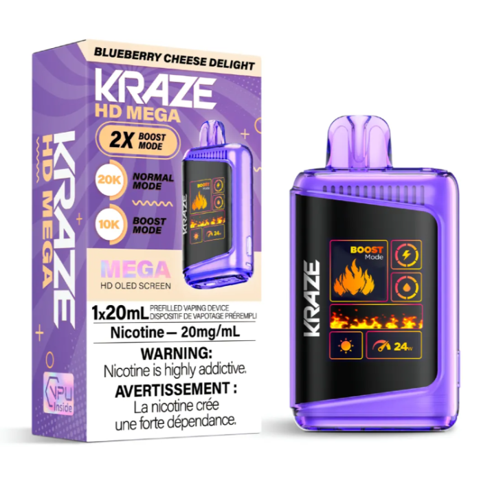 Kraze HD Mega - Blueberry Cheese Delight