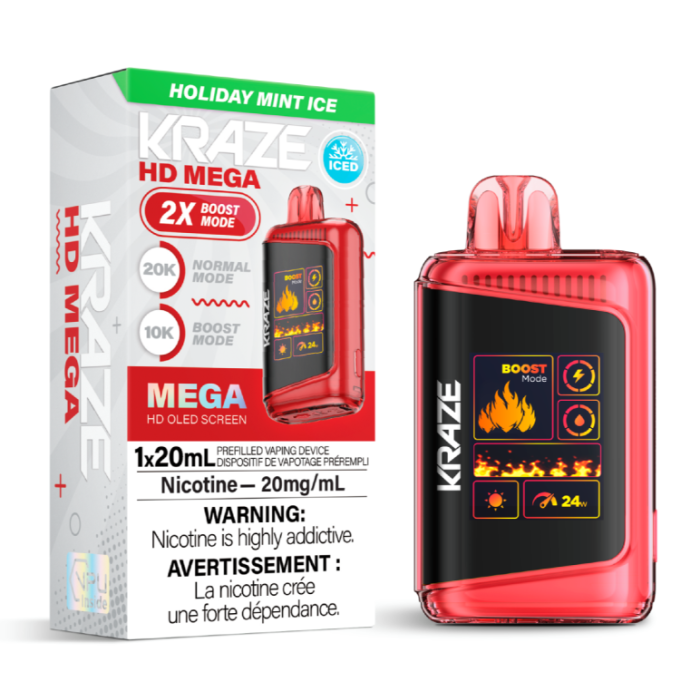 Kraze HD Mega - Holiday Mint Ice