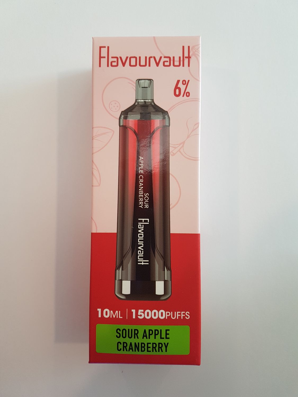 FlavourVault 15k 6% Disposable - Sour Apple Cranberry